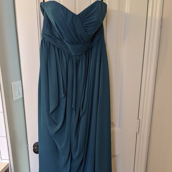 Teal Special Occasion Dress - Picture 2 of 5